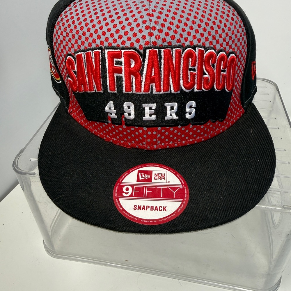 New Era San Francisco 49ers Red and Black Snapback